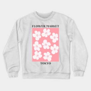 Flower Market Tokyo Cherry Blossom Crewneck Sweatshirt
